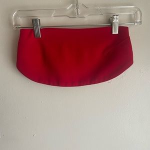 By The Way Red Crop Top Set